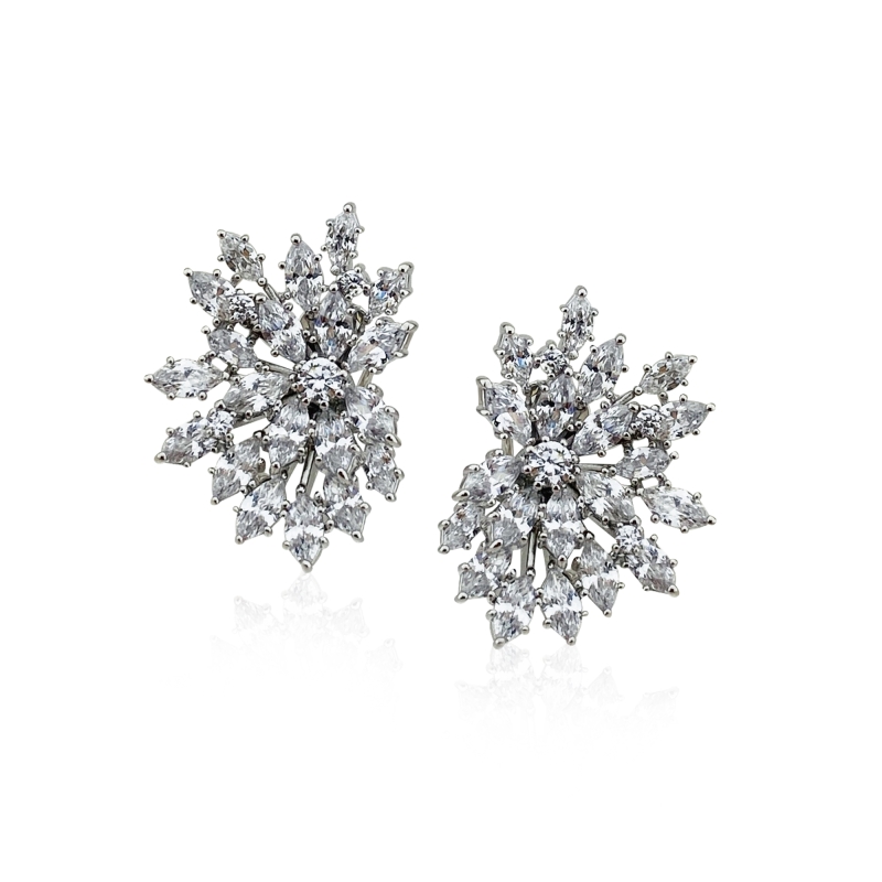 Marquise Strained Italian Earrings - 2