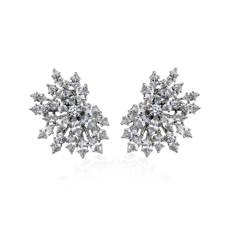 Marquise Strained Italian Earrings - 1