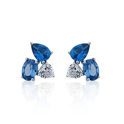 byEdaÇetin - Marta Blue Stone Earrings