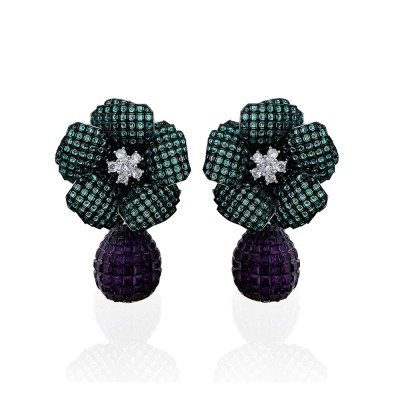 byEdaÇetin - Martina Green Earrings