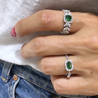 Meri Green Ring - Thumbnail