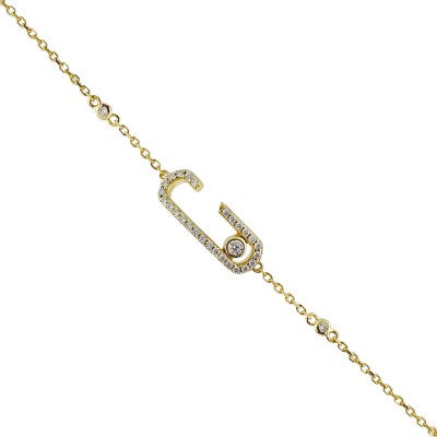 by Eda Çetin - Merina Single Chain Stone Bracelet