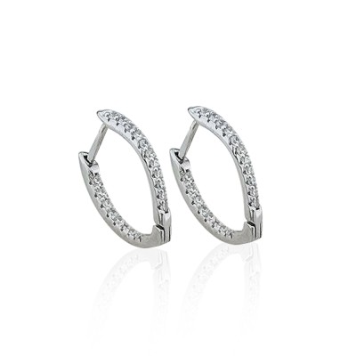 byEdaÇetin - Miguel Oval Hoop Earrings