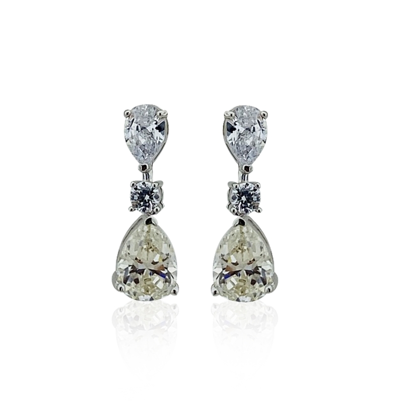 Milena Moissanite Drop Earrings
