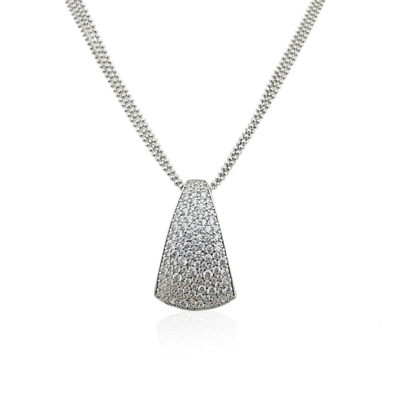 Milena Stone Plate Necklace - 1