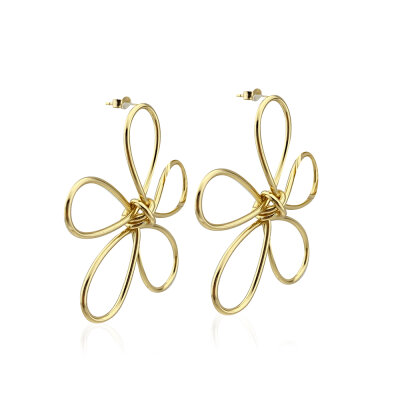 Milos Flower Earrings - by Eda Çetin