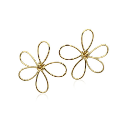 Milos Flower Earrings - by Eda Çetin