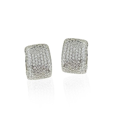 by Eda Çetin - Mini Hoop Earrings with Frequent Stones