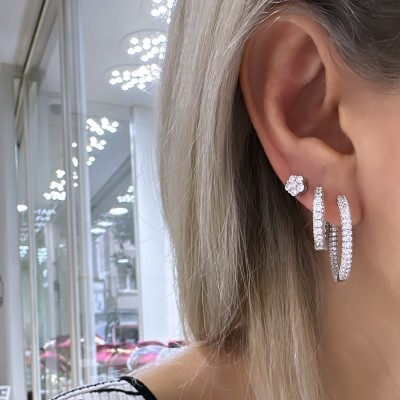 Mini Stone Earrings - Thumbnail