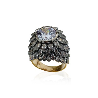 Mist Diamond Mounting Collection Ring - Thumbnail