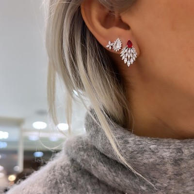 Moena Marquise Cut Earrings - Thumbnail