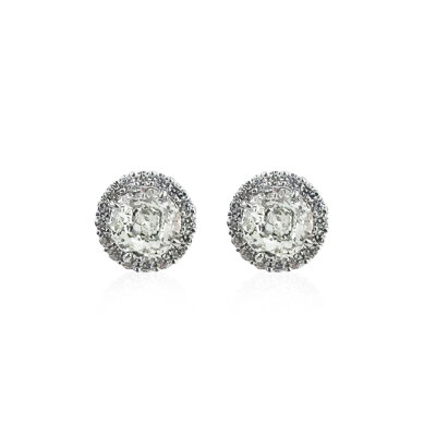 Moissanite Classic Setting Solitaire Earring - by Eda Çetin