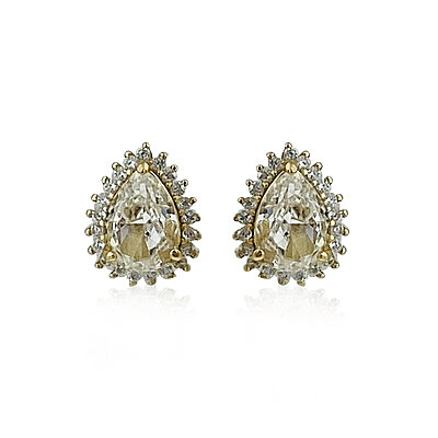 Moissanite Drop Earrings - by Eda Çetin