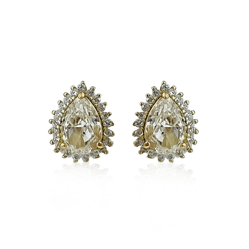 Moissanite Drop Earrings - 1