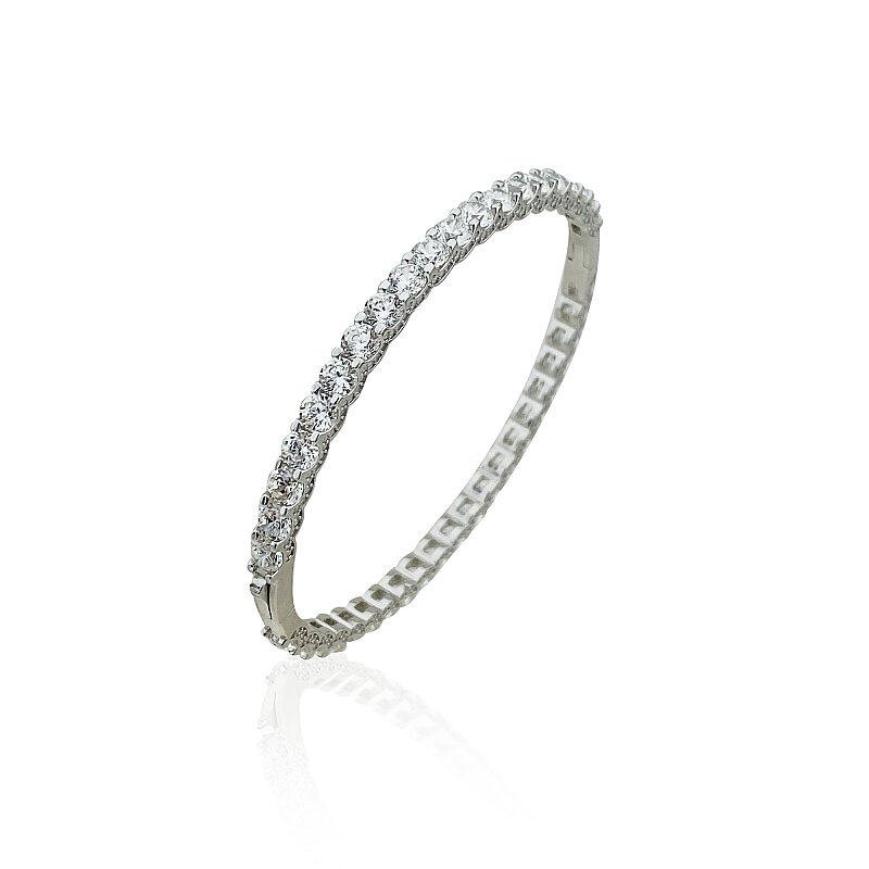 Moissanite Full-Eternity Bangle - 2