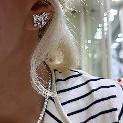Moissanite Maria Earrings - by Eda Çetin