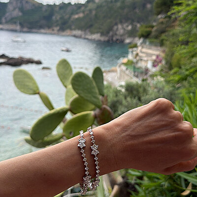 Moissanite Marquise Bracelet - by Eda Çetin