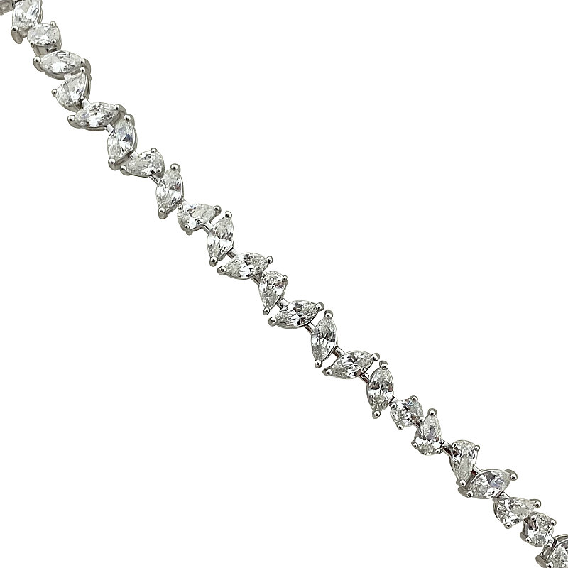 Moissanite Marquise Bracelet Riu - 1