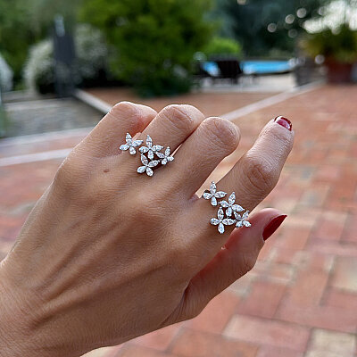 Moissanite Marquise Cut Ring - by Eda Çetin