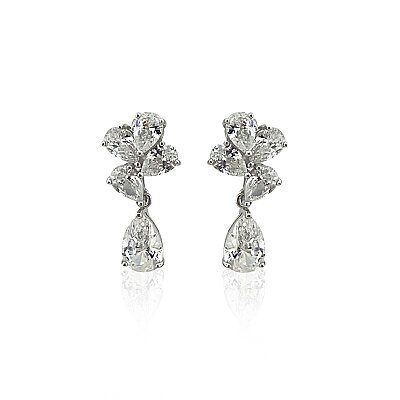 Moissanite Marquise Dye Earrings - by Eda Çetin