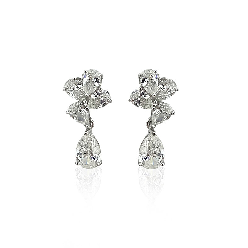 Moissanite Marquise Dye Earrings - 3
