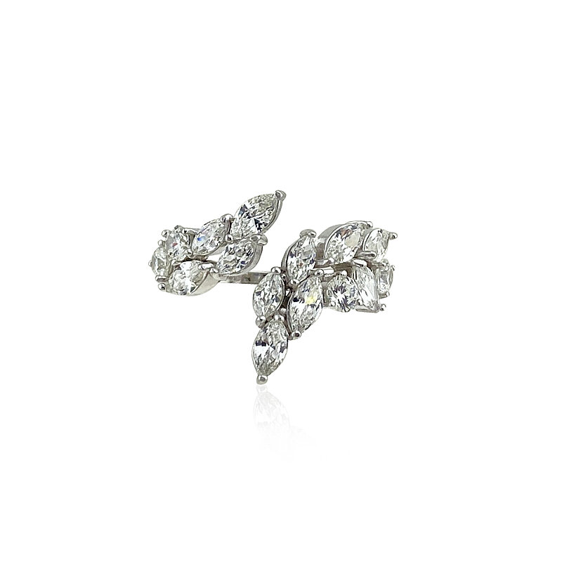 Moissanite Marquise Filter Ring - 3