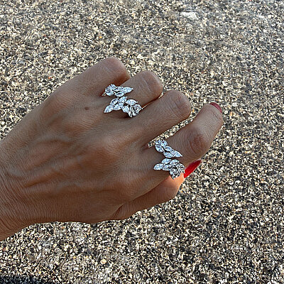 Moissanite Marquise Filter Ring - by Eda Çetin