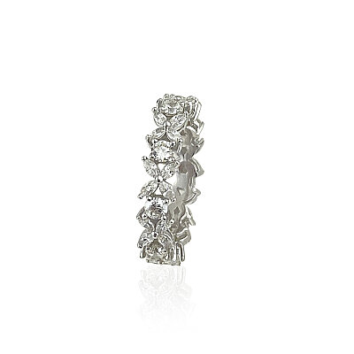 Moissanite Marquise Full Circle Ring - by Eda Çetin
