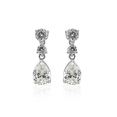 Moissanite Mini Drop Earrings - by Eda Çetin