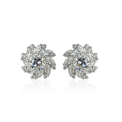 Moissanite Roll Earrings - by Eda Çetin