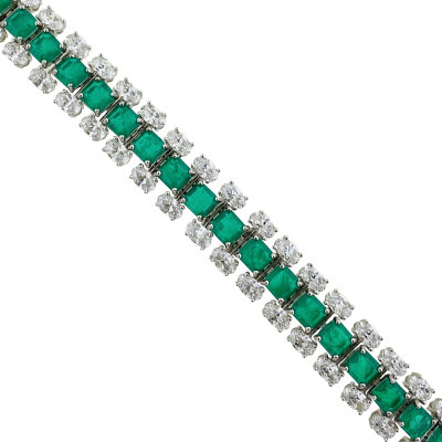 Moissanite Rube Waterway Bracelet - by Eda Çetin