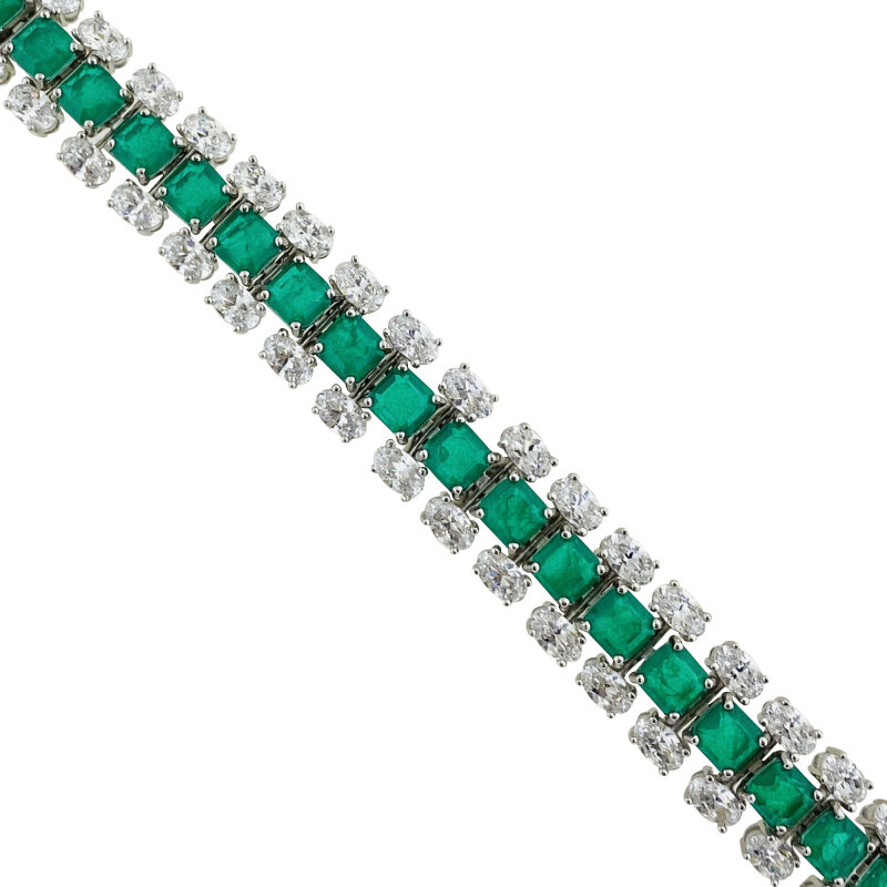 Moissanite Rube Waterway Bracelet - 1