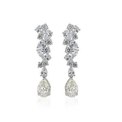 Moissanite Rute Earrings - by Eda Çetin