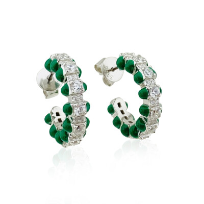 Monaco Italian Earrings - by Eda Çetin
