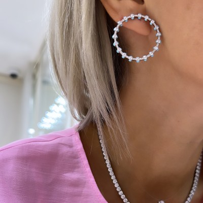byEdaÇetin - Monaco Turquoise Stone Earrings (1)