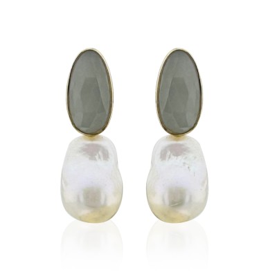 byEdaÇetin - Moon Stone Collection Earring