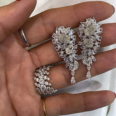 Mozanit Shine İtalyan Küpe - by Eda Çetin