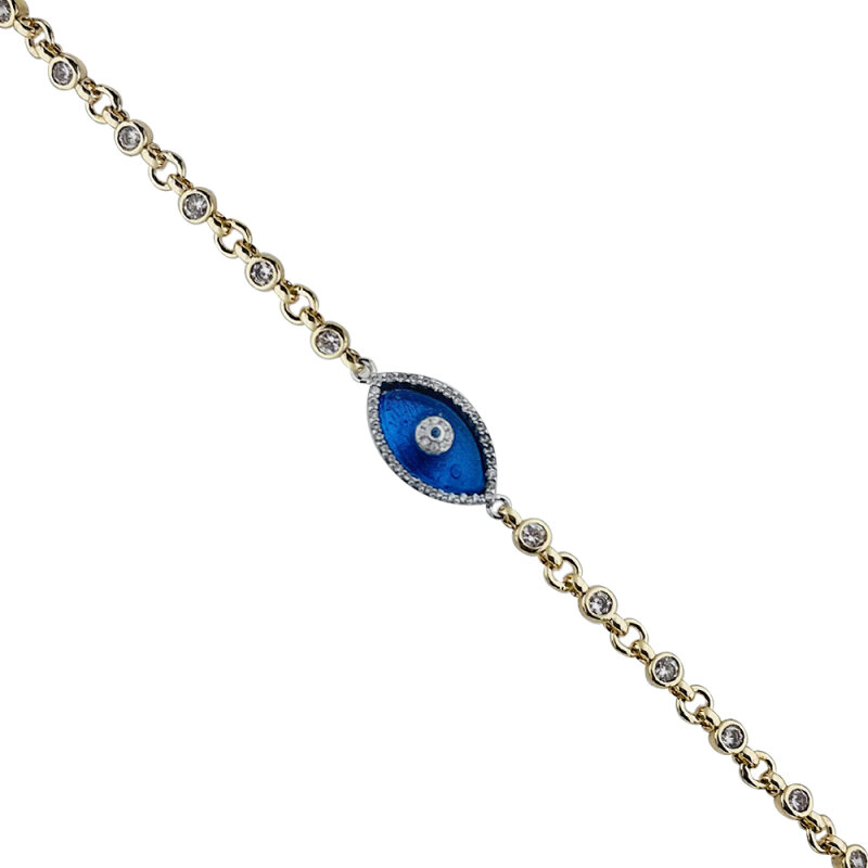 Muse Glass Eye Bracelet - Medium Size - 1