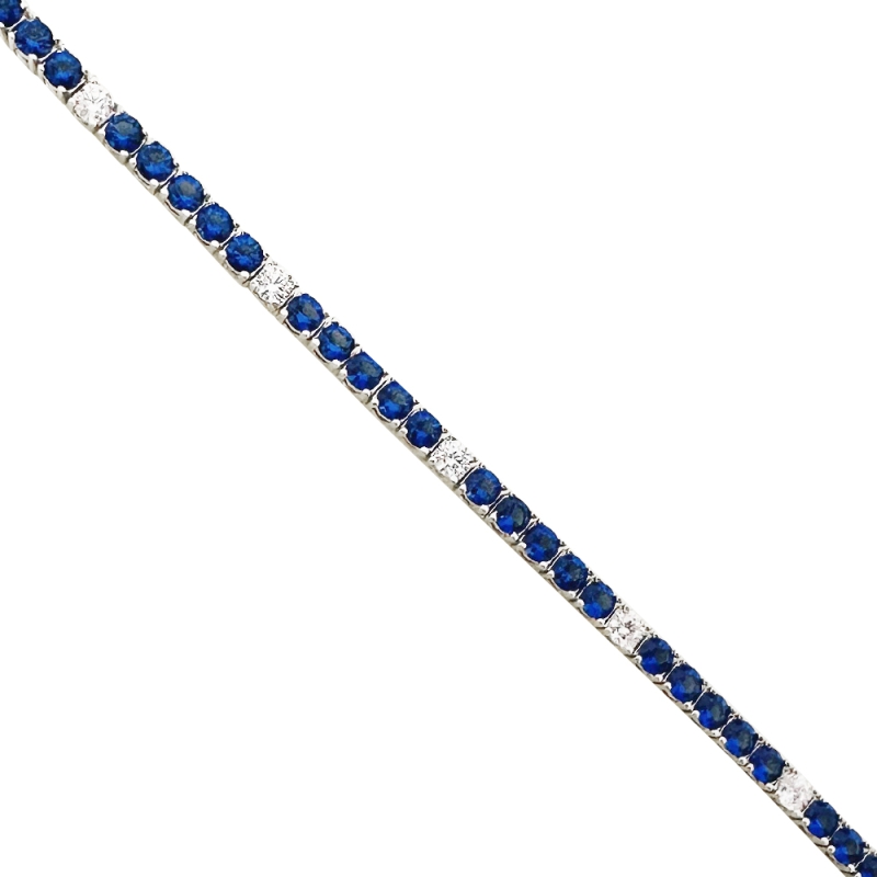  Navy Blue Tennis Bracelet