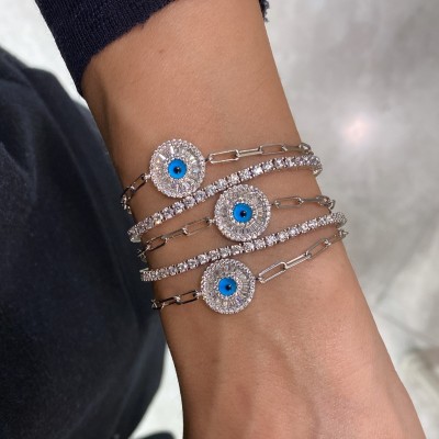 by Eda Çetin - New Form Glass Eye Bracelet (1)