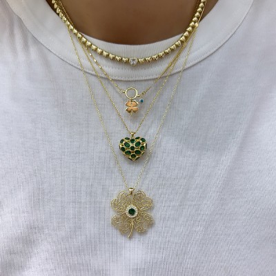 byEdaÇetin - New Series Clover Necklace (1)