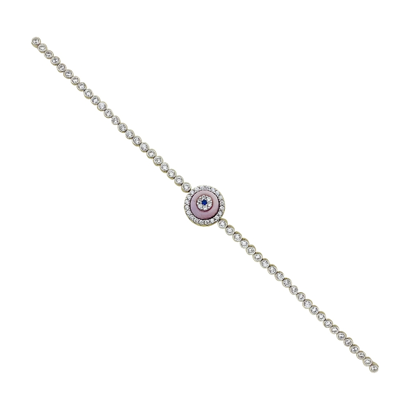New Series Thin Glass Eye Bracelet - Single - 3