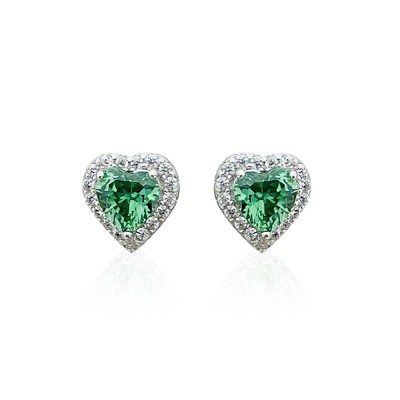 Newry Mini Heart Earrings - Thumbnail