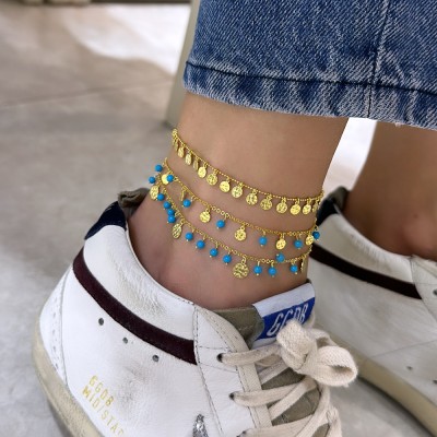 Nilda Sequin Anklet - Thumbnail