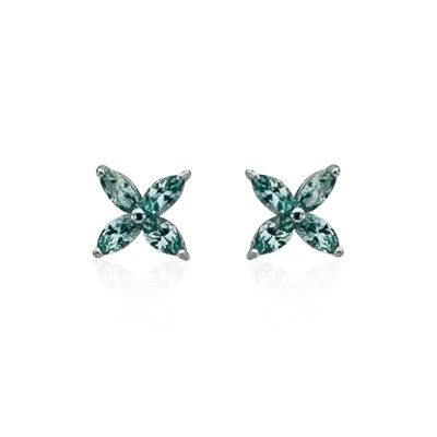 by Eda Çetin - Nile Green Marquise Earrings (1)
