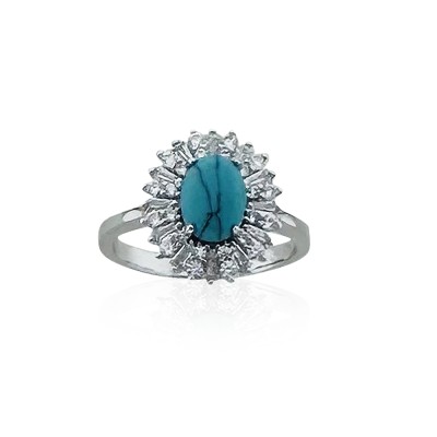 byEdaÇetin - Nostalgia Turquoise Ring