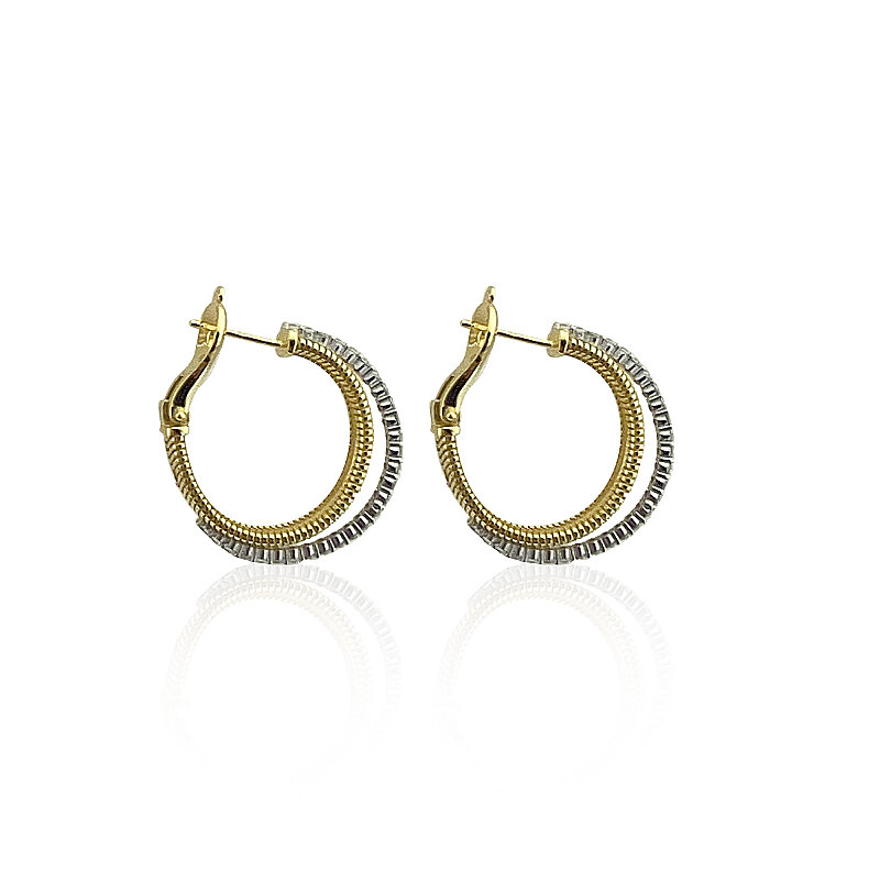 Nuva Italian Hoop Earrings - 3