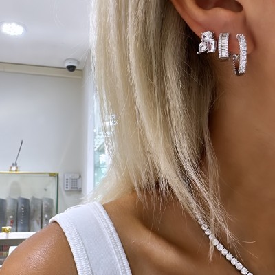 Oriana Stone Earrings - Thumbnail