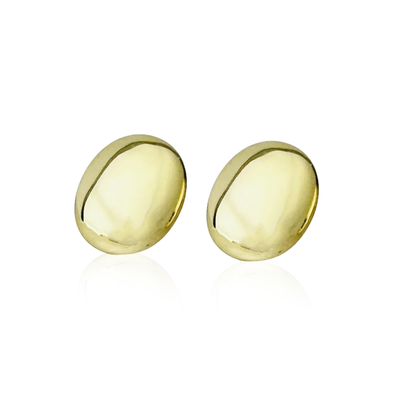 Oval Toffy Italian Earrings - 3