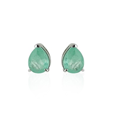 by Eda Çetin - Paraiba Drop Earrings